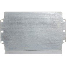 Steel Mounting Plate, 1.5mm H, 143mm W, 244.5mm L for Use with GRP Enclosure