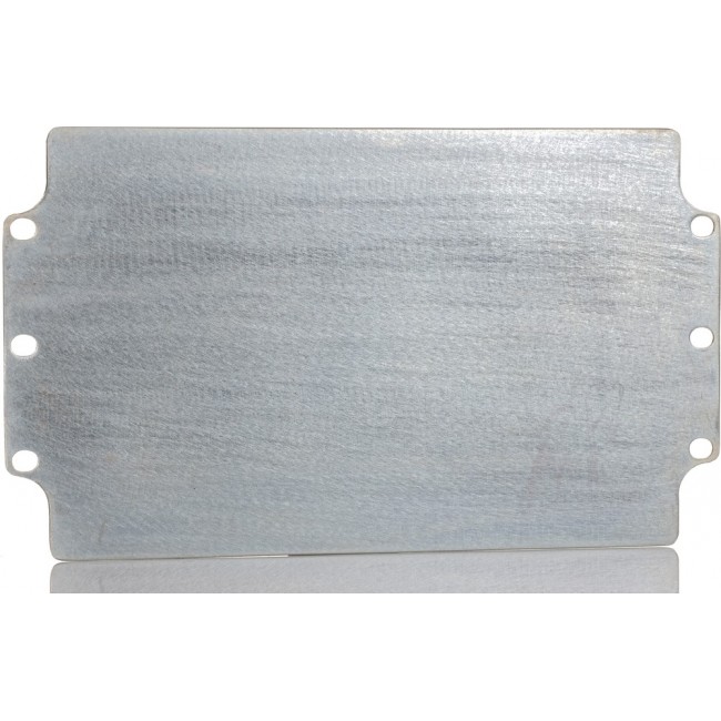 Steel Mounting Plate, 1.5mm H, 143mm W, 244.5mm L for Use with GRP Enclosure