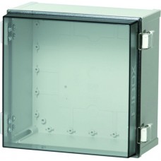 CAB PC 303018 T, CAB Series Polycarbonate Wall Box, IP65, Viewing Window, 300 mm x 300 mm x 180mm