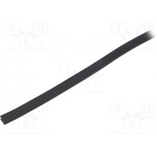 UT-5, Hole and edge shield; EPDM; L: 10m; black; H: 8mm; W: 5mm; industrial