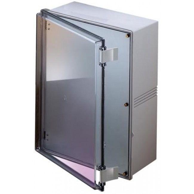 NBE-10553, Electrical Enclosures NEMA Box with Aluminum Swing-Out Panel (19.2 X 14.6 X 7.9 In)