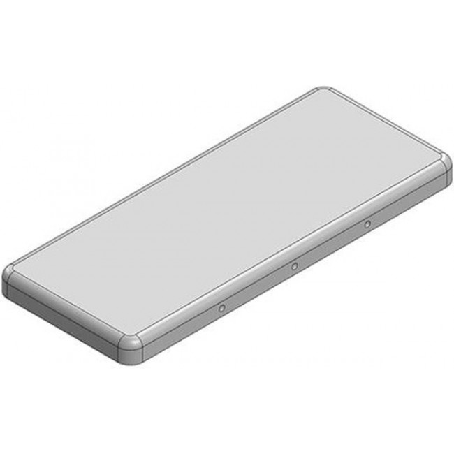 MS448-20C, 45.2 x 18.6 x 2.8mm Two-piece Drawn-Seamless RF Shield/EMI Shield COVER (CRS)