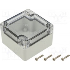 ZP75.75.45SJP TM ABS-PC, Enclosure: multipurpose; X: 75mm; Y: 75mm; Z: 45mm; ZP; ABS; IP67