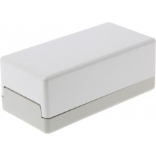 ABS enclosure, (L x W x H) 100 x 50 x 40 mm, gray white/pebble gray (RAL 9002), IP40, A9011065