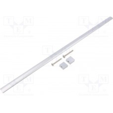 UA-B0-311480, Handle; aluminium; natural; H: 30.5mm; L: 500mm; W: 15.5mm