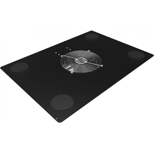 C2T1931F4TBK1, Rack Fan Tray, AC, 4 Fans, 100 CFM 23.75" L x 20.00" W x 1.53" H (603.3mm x 508.0mm x 38.9mm)