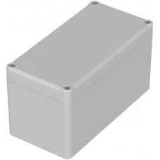 63231000 ET 231, Euromas II Series Light Grey ABS Enclosure, IP65, Light Grey Lid, 160 x 80 x 87mm