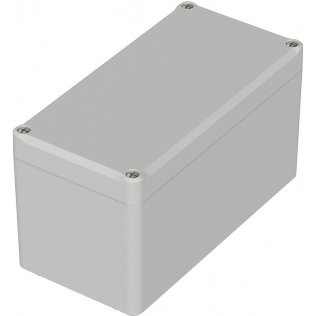 63231000 ET 231, Euromas II Series Light Grey ABS Enclosure, IP65, Light Grey Lid, 160 x 80 x 87mm