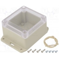 RP1065BFC, Корпус: универсальный, Х: 80мм, Y: 85мм, Z: 55мм, с креплениями, ABS