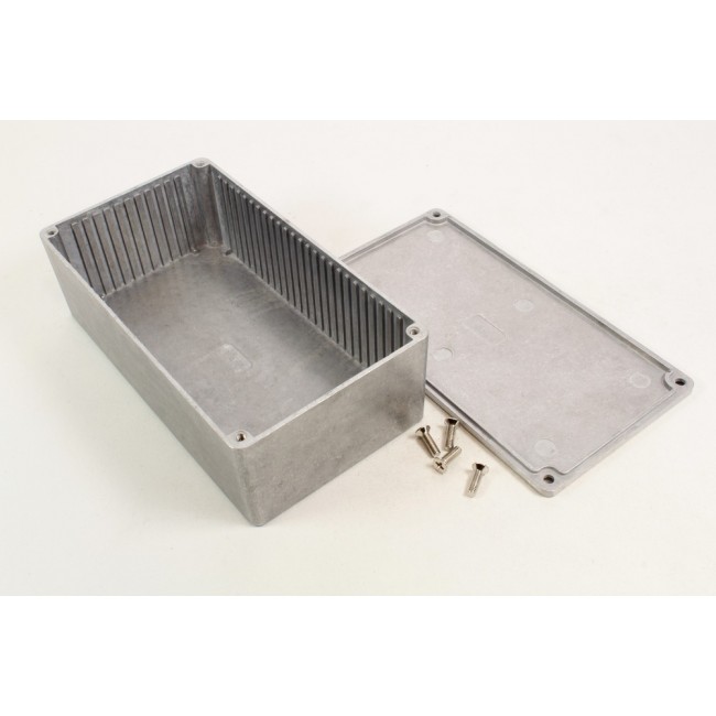 1590P, 1590 Series Die Cast Aluminium Enclosure, IP54, 154 x 154 x 51mm