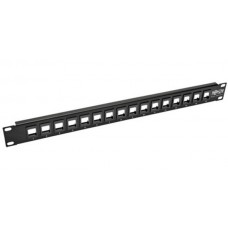 N062-016-KJ, 16-PORT 1U RACK-MOUNT BLANK KEYS