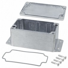 AN-2853-A, Electrical Enclosures Aluminum Enclosure with Mounting Flanges (4.6 X 2.6 X 2.2 In)