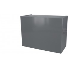 CU-2109-B, Gray Aluminum Mini Box - External 8 x 6 x 3.5 Inches - Internal 7.92 x 5.84 x 3.42 Inches