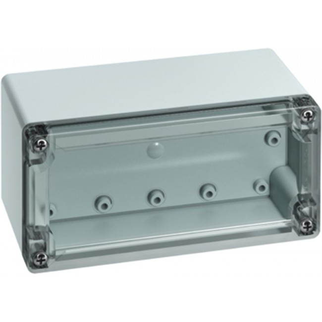 20150601, TG Series Grey Polycarbonate Enclosure, IP66, IP67, Grey Lid, 162 x 85 x 82mm