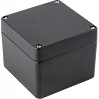 1590Z080BK, Enclosures, Boxes, & Cases 1590Z080 PAINTED BLACK TEXTURE