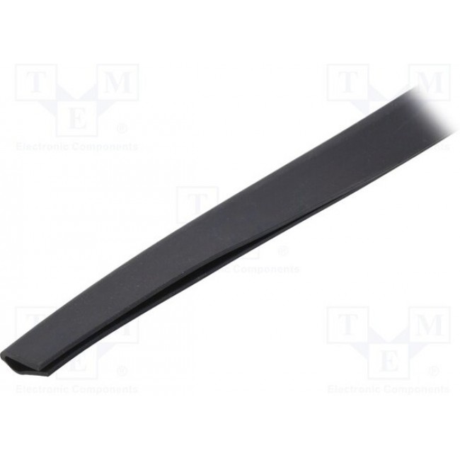 UT-5.6, Hole and edge shield; EPDM; L: 10m; black; H: 20mm; W: 10mm