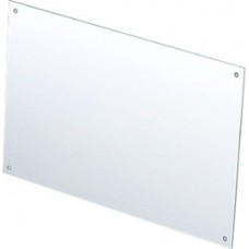 Front plate, die-cast aluminum, (W x H x D) 200 x 1.5 x 130 mm, light gray, A9184001