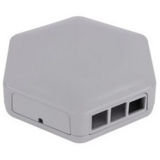 CBHEX1-PI4-GY, HexBox Pi4 Ready Enclosure 130x146x45mm Grey ABS IP30