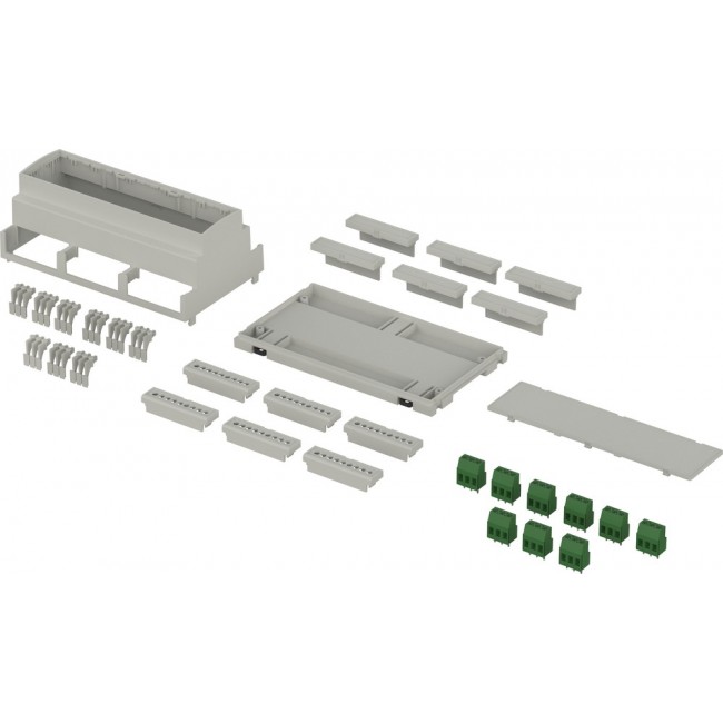 65610157.S1 CNC 157.5, CombiNorm-Control Series Light Grey Flame Retardant ABS Enclosure, IP20, 159.8 x 89.8 x 65.2mm