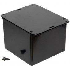 1591VSFLBK, 1591 Series ABS General Purpose Enclosure, IP54, Flanged, 119 x 89 x 119mm