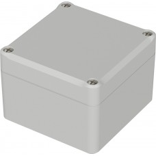 62210000 EM 210, Euromas II Series Light Grey Polycarbonate Enclosure, IP65, Light Grey Lid, 82 x 80 x 57mm