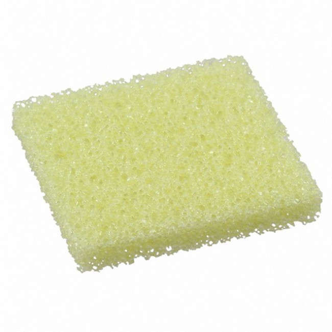 CF-40EG 0.125 SQUARE PAD, Foam 1.00" W x 1.00" L (25.4mm x 25.4mm) X 0.125" (3.18mm) Polyurethane Yellow