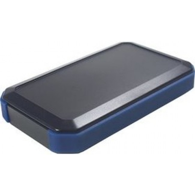 WH145-25-N-BN, Handheld Waterproof Enclosure WH 88x146x25mm Black / Navy ABS IP67