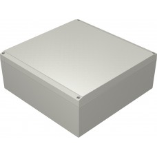 042828110, Aluform Series Grey Die Cast Aluminium Enclosure, IP66, IK09, Grey Lid, 280 x 280 x 111mm