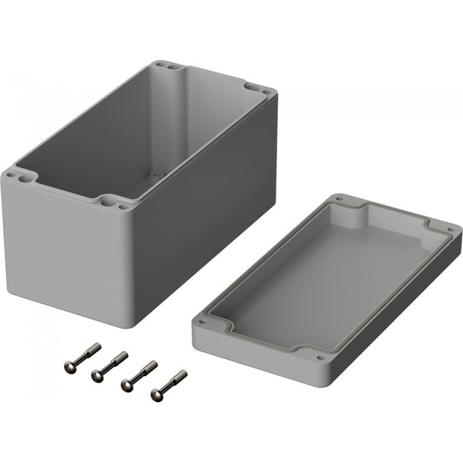 02231000, Enclosures for Industrial Automation ENCLOSURE, EUROMAS PC, 160 X 80 X 85MM, POLYCARBONATE, LIGHT GREY, M 231 [030816090]