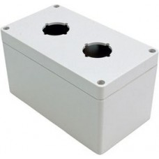 1554PB2D, Electrical Enclosures 2 HOLE 30.5MM P-BUTTON ENCL