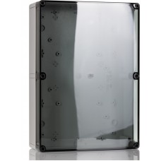 9523100, PK Series Light Grey Plastic Enclosure, IP66, IK08, Light Grey Lid, 111 x 360 254mm