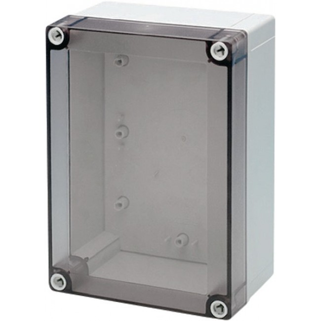 PCM 125/60 T ENCLOSURE, Grey Polycarbonate Enclosure, IP66, IP67, 130 x 130 x 60mm