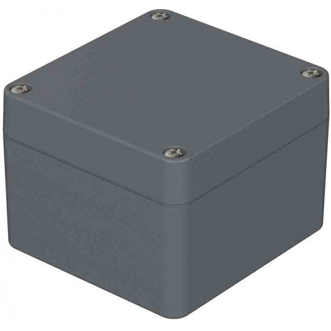 38105000 PK 105, Euromas Polymas Series Silver Polyamide Enclosure, IP65, Silver Lid, 75 x 80 x 57mm