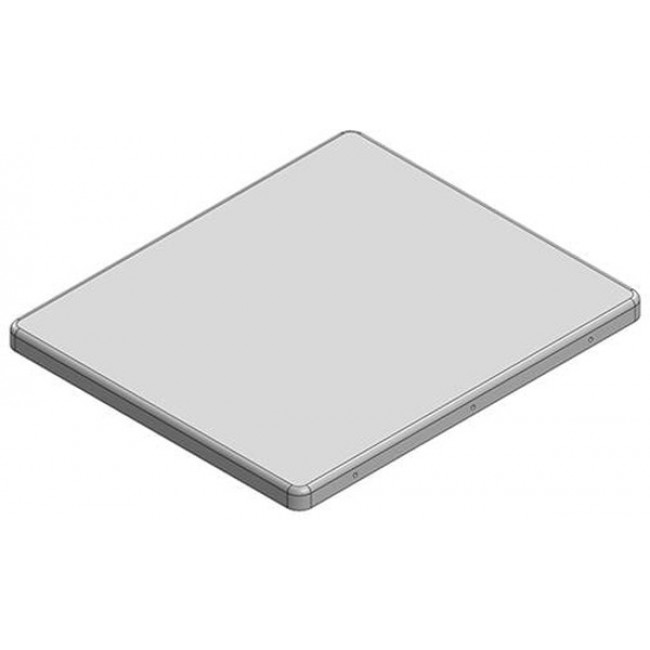 MS585-10C, RF Shield Cover 1.980" (50.30mm) X 2.327" (59.10mm) Non-Vented Snap Fit