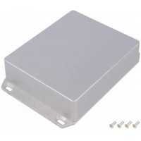 1590XXFL, Enclosures, Boxes, & Cases Diecast Alum wFlange 5.72x1.4x4.8"Natural