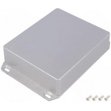 1590XXFL, Enclosures, Boxes, & Cases Diecast Alum wFlange 5.72x1.4x4.8"Natural