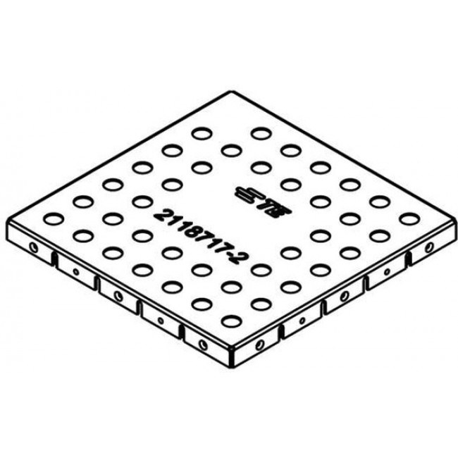 2118717-2, Board Mount EMI Enclosures 26.71 x 26.71 x 2mm Two-piece Cold Rolled Steel SMD