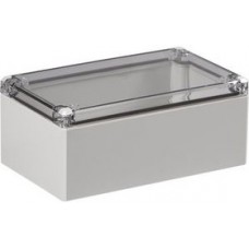 DPCP122009T, Plastic Enclosure Cubo D 120x86x200mm Grey / Transparent Polycarbonate IP66 / IP67