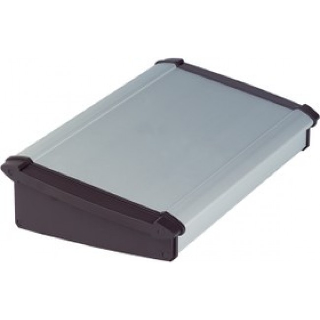 Aluminum enclosure, (L x W x H) 150 x 181 x 68 mm, gray, IP40, 92865150.MT4