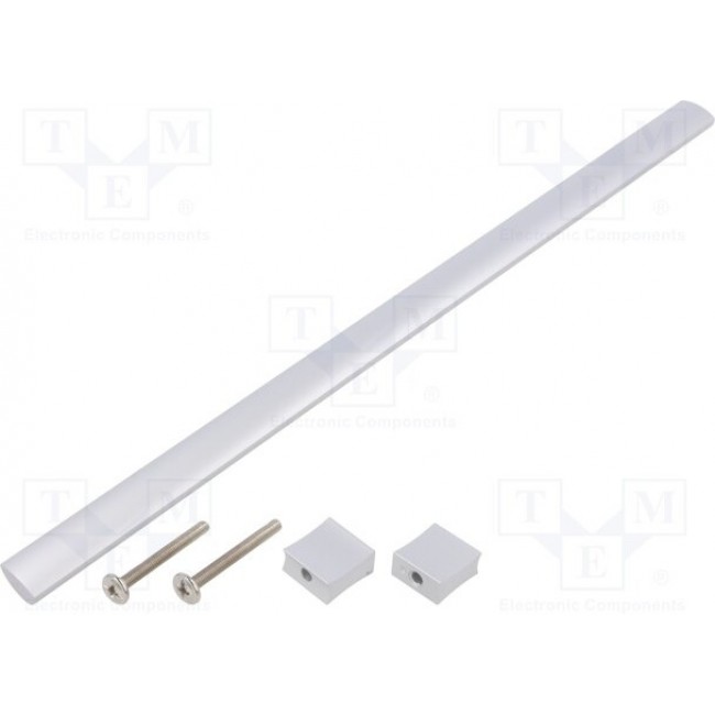 UA-B0-311288, Handle; aluminium; natural; H: 30.5mm; L: 307mm; W: 15.5mm