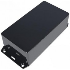 1591DFLBK, Enclosures, Boxes, & Cases FR ABS w/Flanged Lid 5.9x3.2x1.8" Black