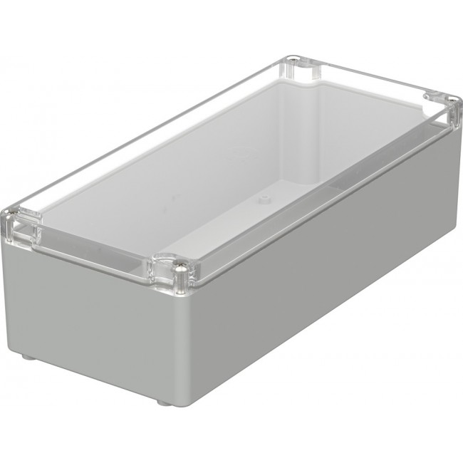 02244100, Euromas Series Polycarbonate General Purpose Enclosure, IP66, 340 x 150 x 100mm