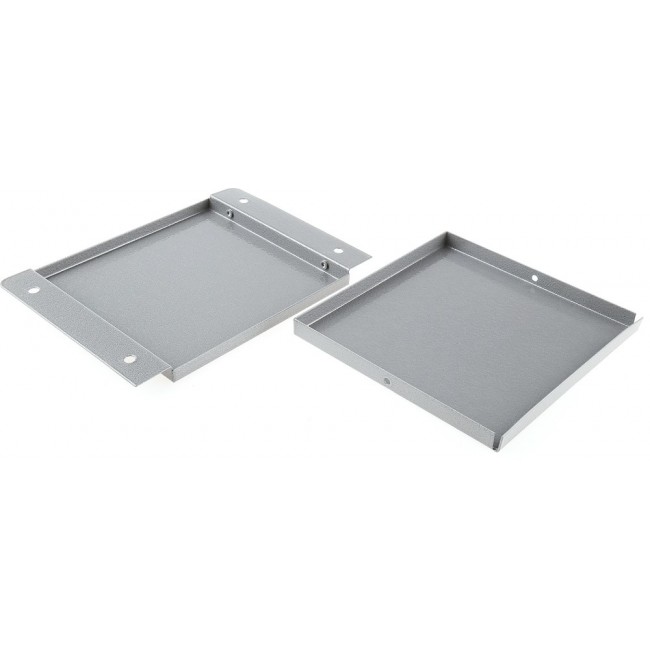 Grey Steel Enclosure, Flanged, Grey Lid, 182 x 192 x 246mm