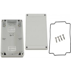 1555JL2GY, Enclosures, Boxes, & Cases 160X90X45MM P/C NEMA ENCL.