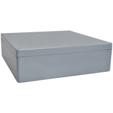 Grey Fibreglass Reinforced Polyester General Purpose Enclosure, IP66, Grey Lid, 400 x 405 x 201mm