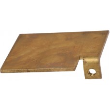 Brass Gland Plate, 3mm H, 34mm W, 37mm L for Use with GRP Enclosure