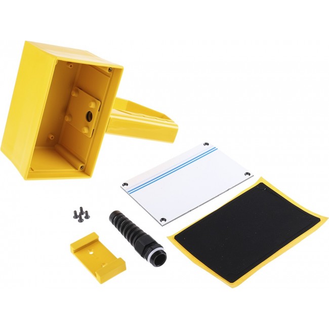 292140000, Pilot Series Yellow Polyamide Handheld Enclosure, Display Window, IP65, 85 x 160 x 211mm