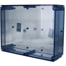 BT-2742, Electrical Enclosures Blue Clear Plastic Enclosure (11.8 X 9.1 X 3.4 In)