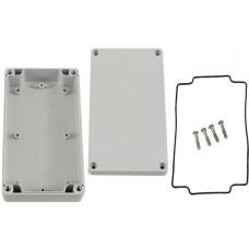 1554JLGY, Enclosures, Boxes, & Cases General Enclosure - Grey/Grey Lid - 6.3 x 3.5 x 1.8in - ABS - N4X