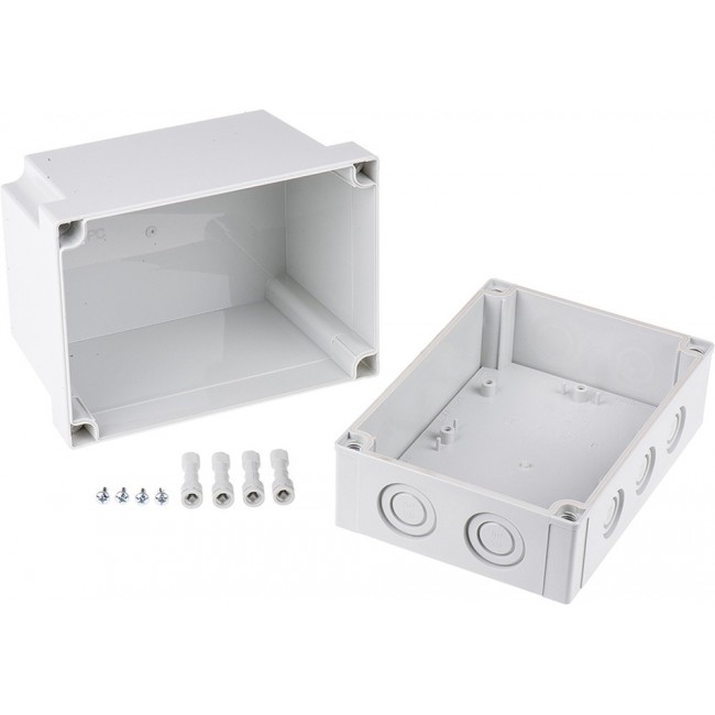 PCM 150/150 G ENCLOSURE, Grey Polycarbonate Enclosure, IP66, IP67, Grey Lid, 180 x 130 x 150mm